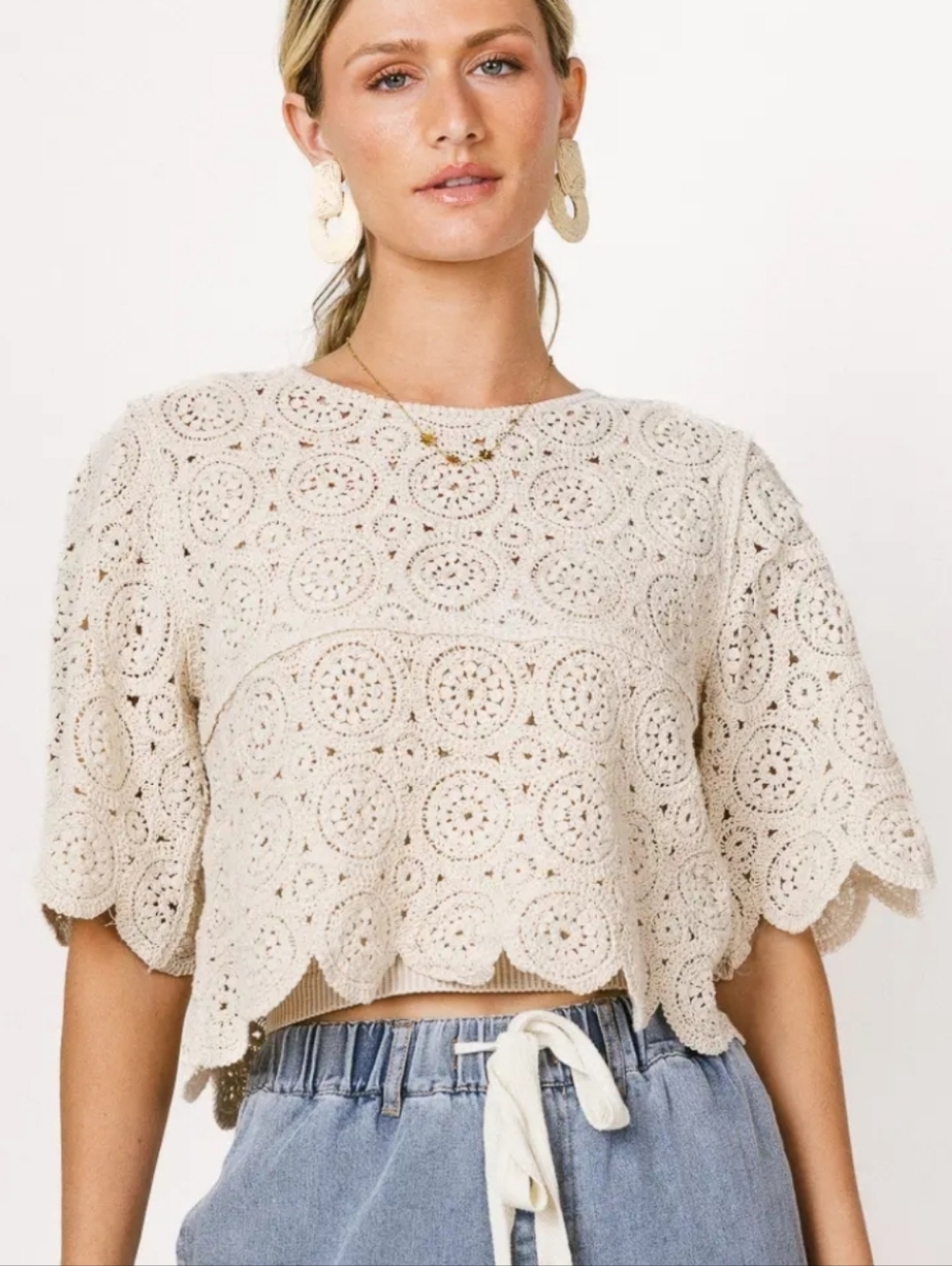 Crochet Blouse From Aaron & Amber